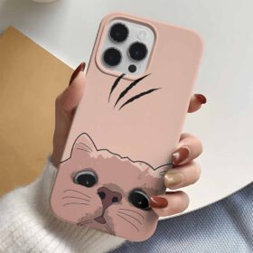 Kedi Pencesi Tasarımlı Silikon Telefon Kılıfı