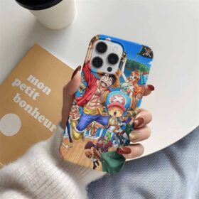 One Piece Tatlı Tayfa Baskılı Tasarımlı Silikon Telefon Kılıfı