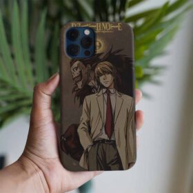 Death Note Ryuk Ve Yağami Baskılı Tasarımlı Silikon Telefon Kılıfı