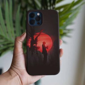 Death Note Gün Batımı Baskılı Tasarımlı Silikon Telefon Kılıfı