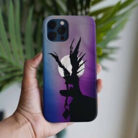 Death Note Ryuk Ay Işığı Baskılı Tasarımlı Silikon Telefon Kılıfı