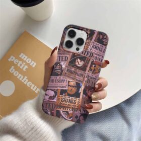 One Piece Wanted Tayfa Baskılı Tasarımlı Silikon Telefon Kılıfı