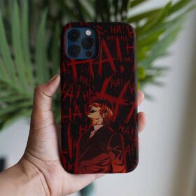 Death Note Yağami Ha Ha Baskılı Tasarımlı Silikon Telefon Kılıfı