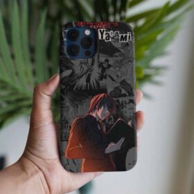 Death Note Yağami Baskılı Tasarımlı Silikon Telefon Kılıfı