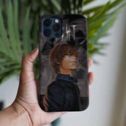 Death Note Yağami Light Baskılı Tasarımlı Silikon Telefon Kılıfı
