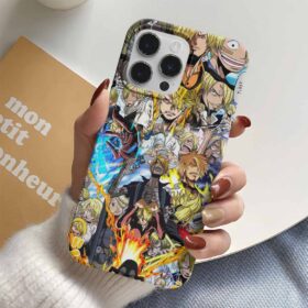 One Piece Sanji Baskılı Tasarımlı Silikon Telefon Kılıfı