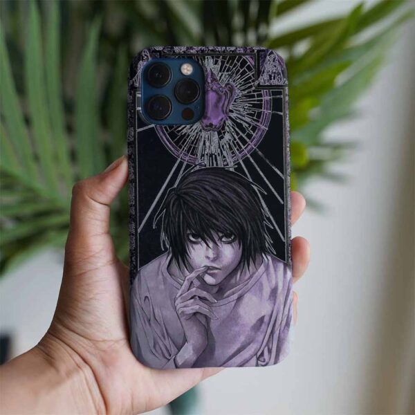 Death Note L Baskılı Tasarımlı Silikon Telefon Kılıfı