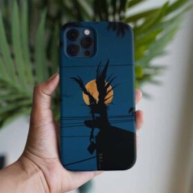 Death Note Çatıda Ryuk Baskılı Tasarımlı Silikon Telefon Kılıfı