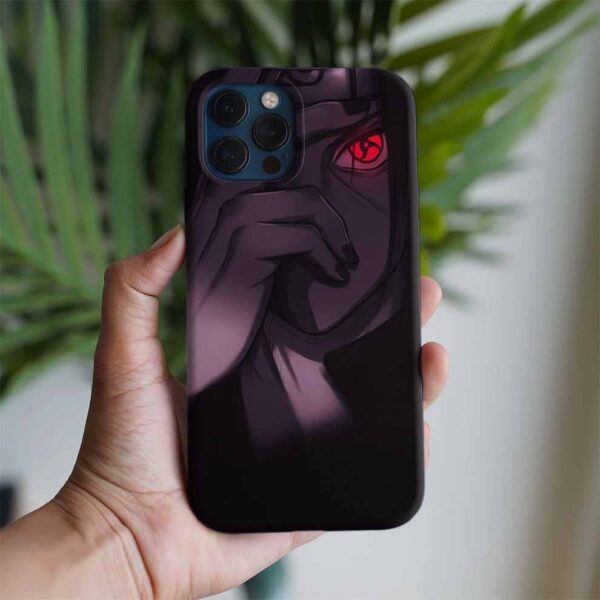 Naruto İthaci Uchiha Baskılı Tasarımlı Silikon Telefon Kılıfı