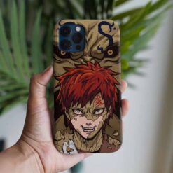 Naruto Gaara Baskılı Tasarımlı Silikon Telefon Kılıfı