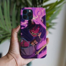 Naruto şeytan Baskılı Tasarımlı Silikon Telefon Kılıfı
