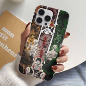 One Piece Yorgun Luffy Baskılı Tasarımlı Silikon Telefon Kılıfı