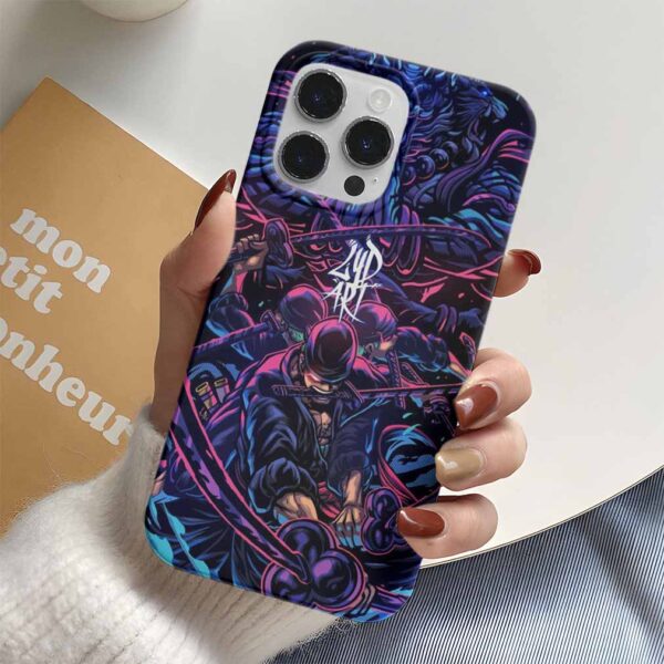 One Piece Kılıç Ustaları Düello Baskılı Tasarımlı Silikon Telefon Kılıfı