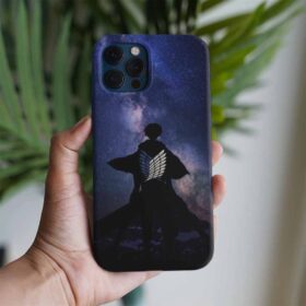 Attack On Titan Kuzey Yıldızları Baskılı Tasarımlı Silikon Telefon Kılıfı