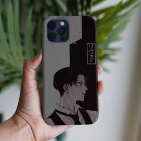 Attack On Titan Levi Ackerman Baskılı Tasarımlı Silikon Telefon Kılıfı