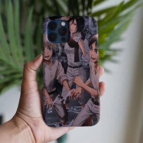 Attack On Titan Takım Sefası Baskılı Tasarımlı Silikon Telefon Kılıfı