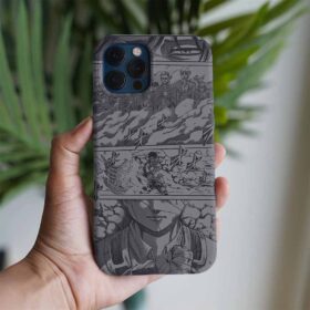 Attack On Titan Karikatür Baskılı Tasarımlı Silikon Telefon Kılıfı