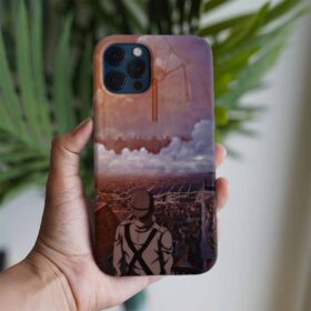 Attack On Titan Büyük Saldırı Baskılı Tasarımlı Silikon Telefon Kılıfı