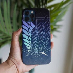 Attack On Titan Galakxy Logo Baskılı Tasarımlı Silikon Telefon Kılıfı