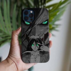 Attack On Titan İçimdeki Titan Baskılı Tasarımlı Silikon Telefon Kılıfı