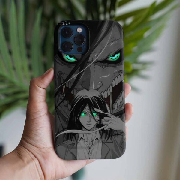 Attack On Titan İçimdeki Titan Baskılı Tasarımlı Silikon Telefon Kılıfı