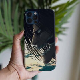 Attack On Titan Silüeti Baskılı Tasarımlı Silikon Telefon Kılıfı