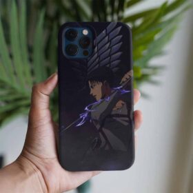 Attack On Titan Levi Ackerman Baskılı Tasarımlı Silikon Telefon Kılıfı