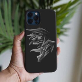 Attack On Titan Çirkin Titan Baskılı Tasarımlı Silikon Telefon Kılıfı