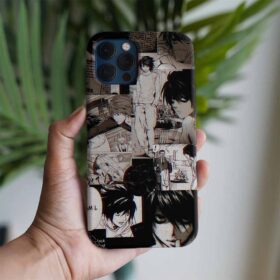 Death Note Karikatür Karakterleri Baskılı Tasarımlı Silikon Telefon Kılıfı