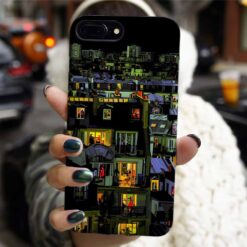 İtalyan Mahallesi Tablosu  Tasarımlı Silikon Telefon Kılıfı