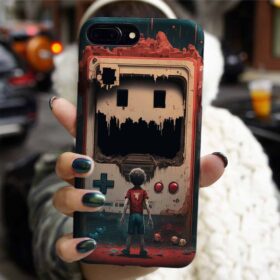 Büyük Nintendo Tasarımlı Silikon Telefon Kılıfı