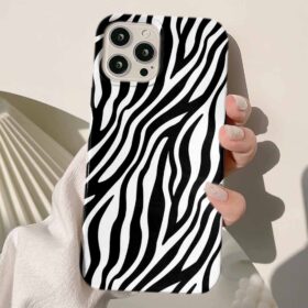 Zebra Desen Tasarımlı Silikon Telefon Kılıfı