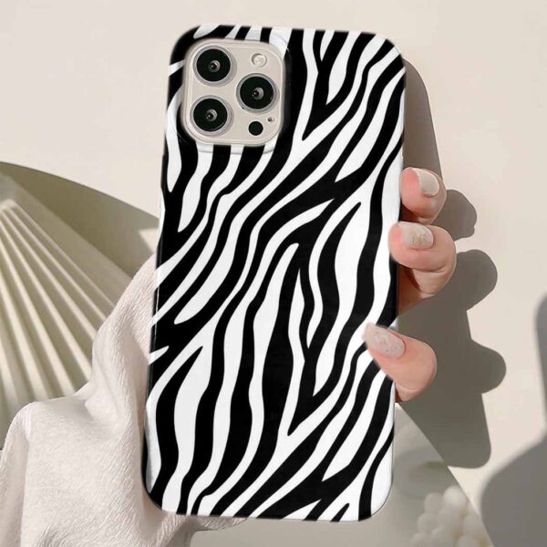 Zebra Desen Tasarımlı Silikon Telefon Kılıfı