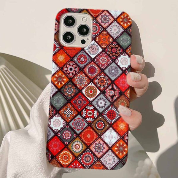 İran Motifleri Tasarımlı Silikon Telefon Kılıfı