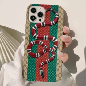 Gucci Yılan Deseni Tasarımlı Silikon Telefon Kılıfı
