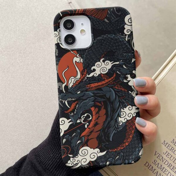 Naruto Ejderha Tasarımlı Silikon Telefon Kılıfı