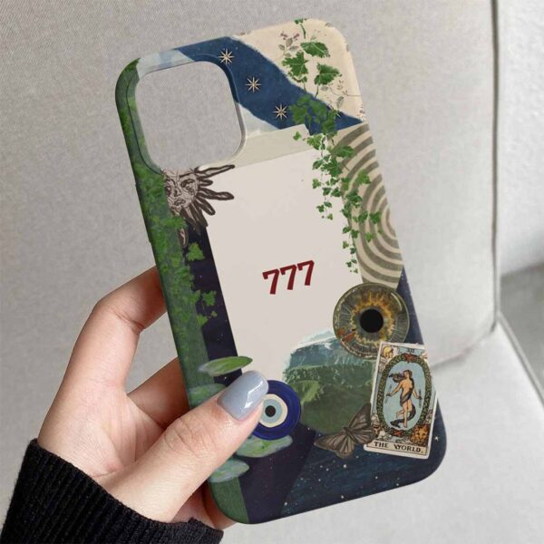 Şanslı 777 Tasarımlı Silikon Telefon Kılıfı