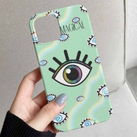Büyülü Gözler Tasarımlı Silikon Telefon Kılıfı