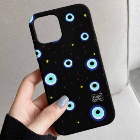 Yıldızlı Gecelerde Nazar Tasarımlı Silikon Telefon Kılıfı