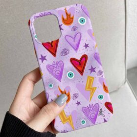 Kalpli Gözler Tasarımlı Silikon Telefon Kılıfı