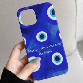 Bütün Kötü Gözler Kör Olsun Tasarımlı Silikon Telefon Kılıfı