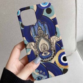 Hamse Ve Nazar Tasarımlı Silikon Telefon Kılıfı