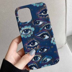 Bütün Gözler Üzerinde Tasarımlı Silikon Telefon Kılıfı