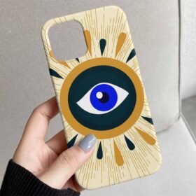 Açık Göz Tasarımlı Silikon Telefon Kılıfı