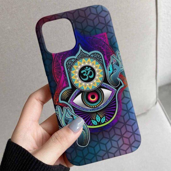 Koruyucu Tılsım Tasarımlı Silikon Telefon Kılıfı
