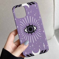 Parlak Göz Tasarımlı Silikon Telefon Kılıfı