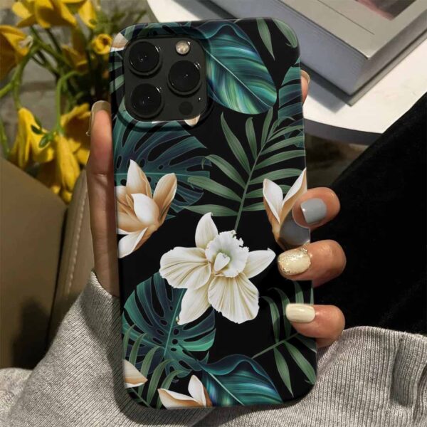 Yasemin Çiçeği Tasarımlı Silikon Telefon Kılıfı