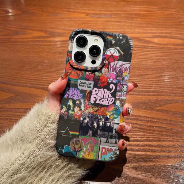 Pink Floyed Baskılı  Silikon Telefon Kılıfı