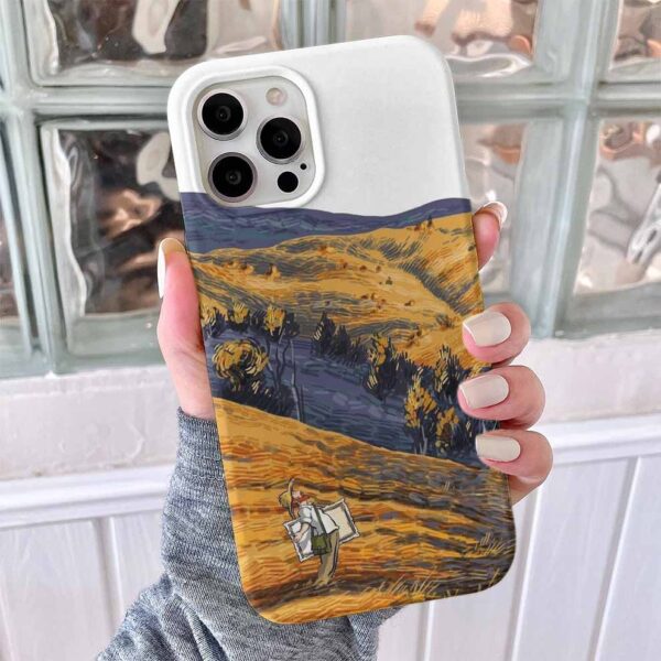 Tarlada Gezinti Van Gogh Baskılı Silikon Telefon Kılıfı