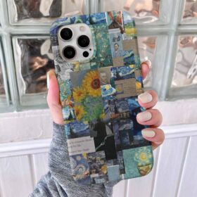 Van Gogh Olumsuz Eserleri Kolaj Baskılı Silikon Telefon Kılıfı